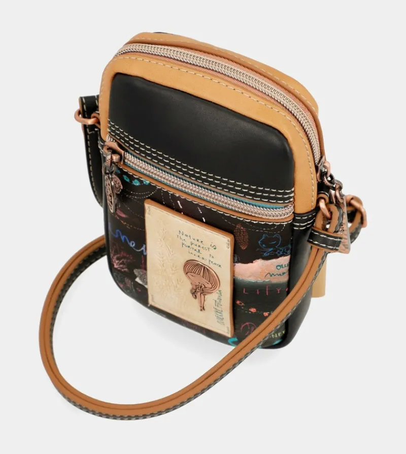 Anekke Coral Black Mini Black Shoulder Bag New