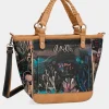 Anekke Coral Black Oval Shopper With Shoulder Strap Online