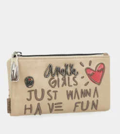 Anekke Energy Beige Large Wallet Fashion
