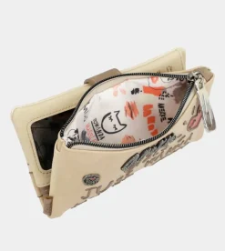 Anekke Energy Beige Large Wallet Fashion