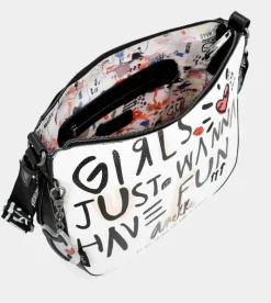 Anekke Energy Large White Crossbody Bag Flash Sale