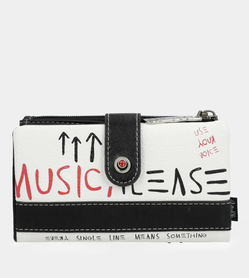 Anekke Energy Large White Wallet Clearance
