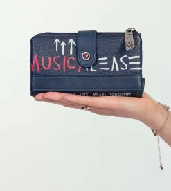 Anekke Energy Navy Blue Large Wallet Hot