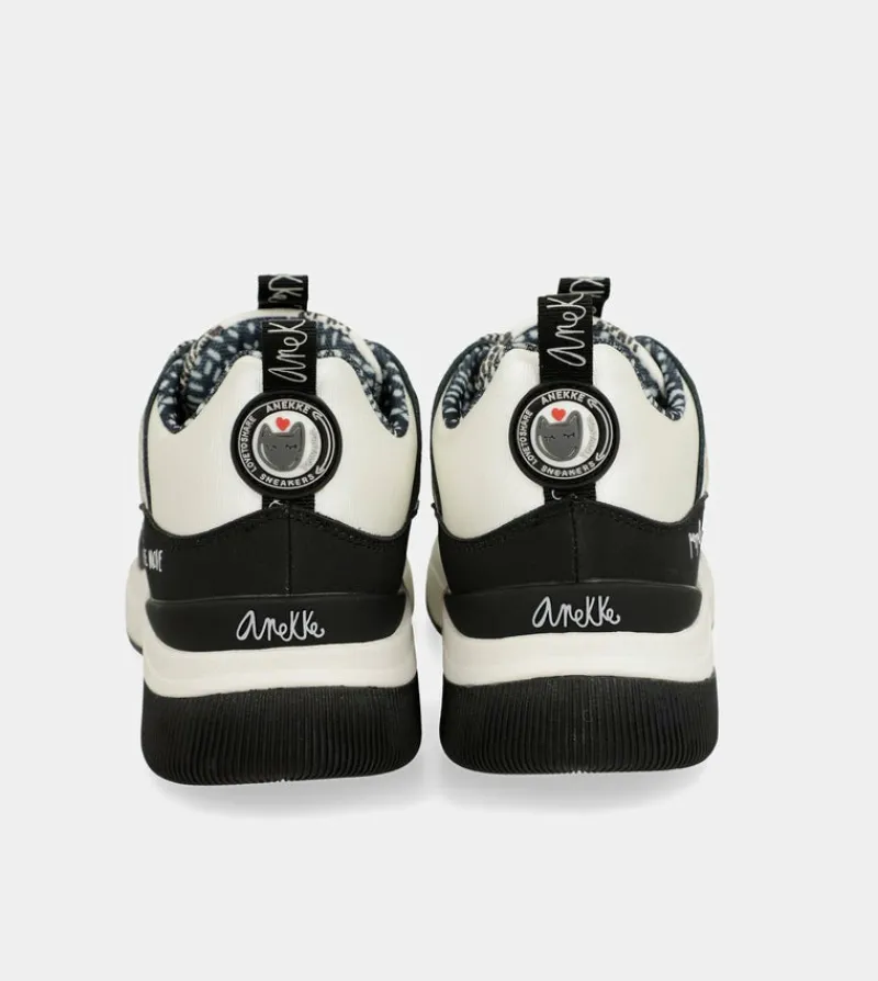 Anekke Fashion Black & White Sneakers Best Sale
