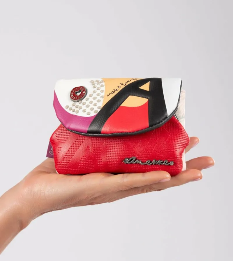 Anekke Fashion Coin Purse With Flap Cheap