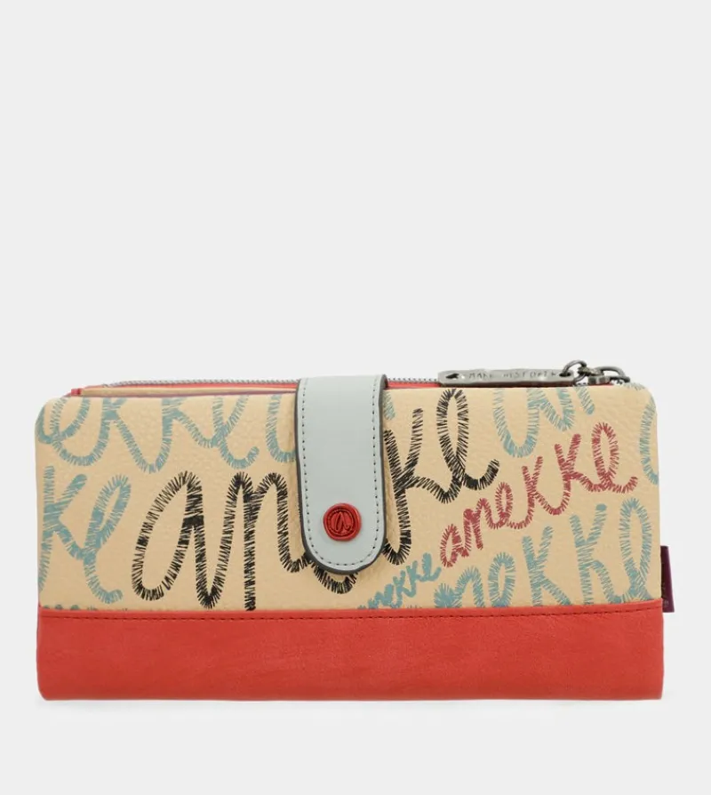 Anekke Fashion Flexible Large Rfid Wallet Clearance