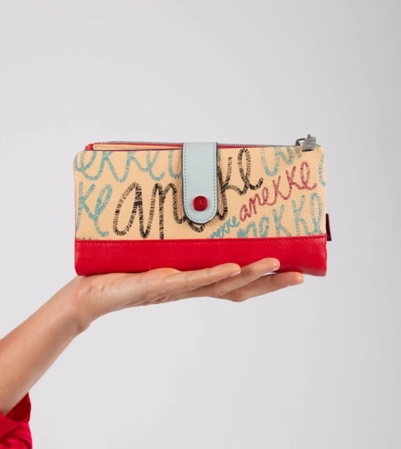 Anekke Fashion Flexible Large Rfid Wallet Clearance