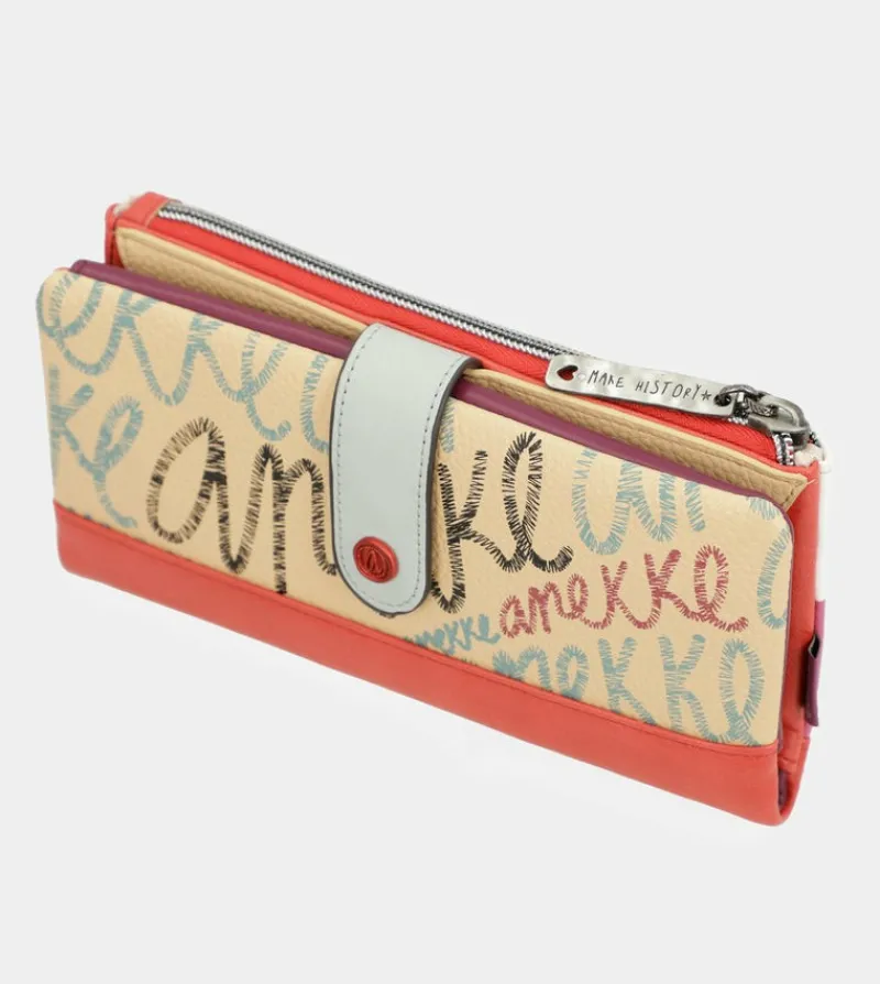 Anekke Fashion Flexible Large Rfid Wallet Clearance