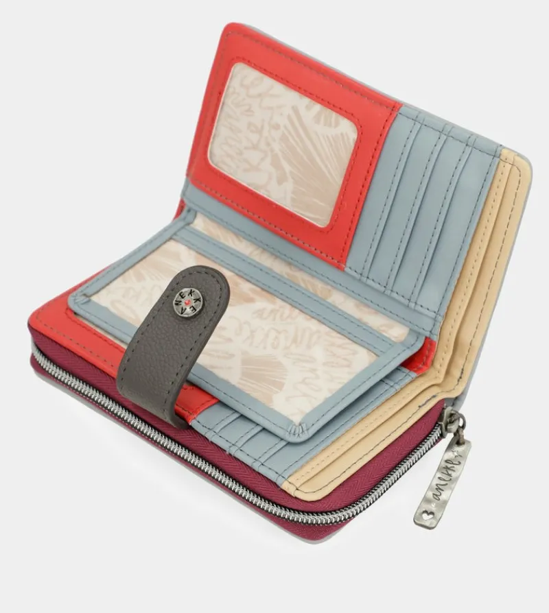 Anekke Fashion Medium Rfid Wallet Best Sale