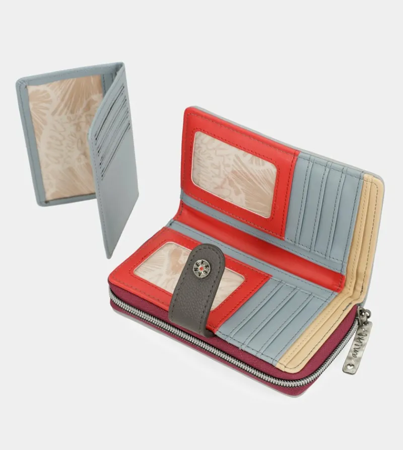 Anekke Fashion Medium Rfid Wallet Best Sale