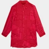 Anekke Fashion Red Shirt Cheap