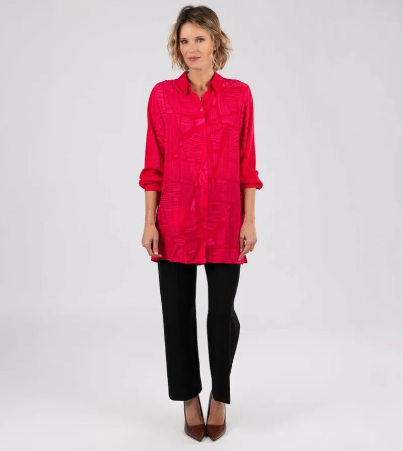 Anekke Fashion Red Shirt Cheap