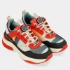 Anekke Fashion Red Sneakers Cheap