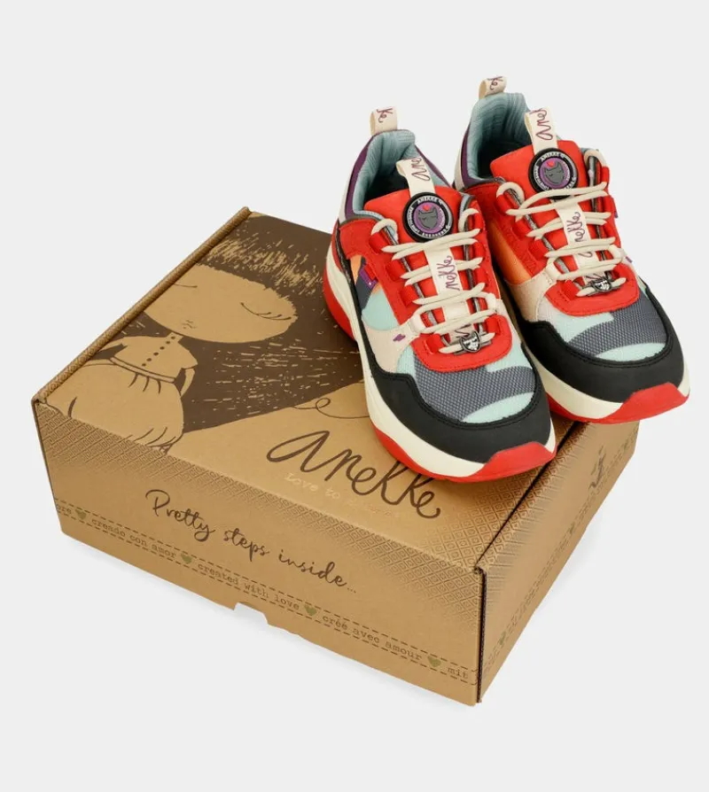 Anekke Fashion Red Sneakers Cheap