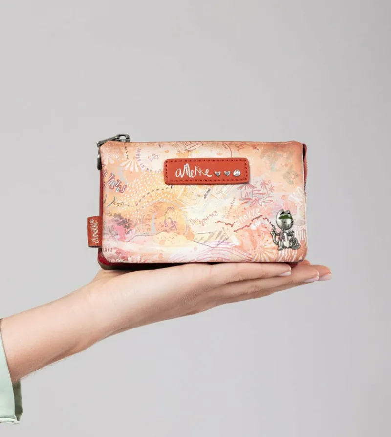 Anekke Flowers 3-Compartment Coin Purse Best