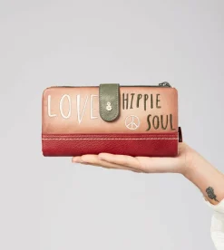 Anekke Flowers Flexible Large Rfid Wallet Discount