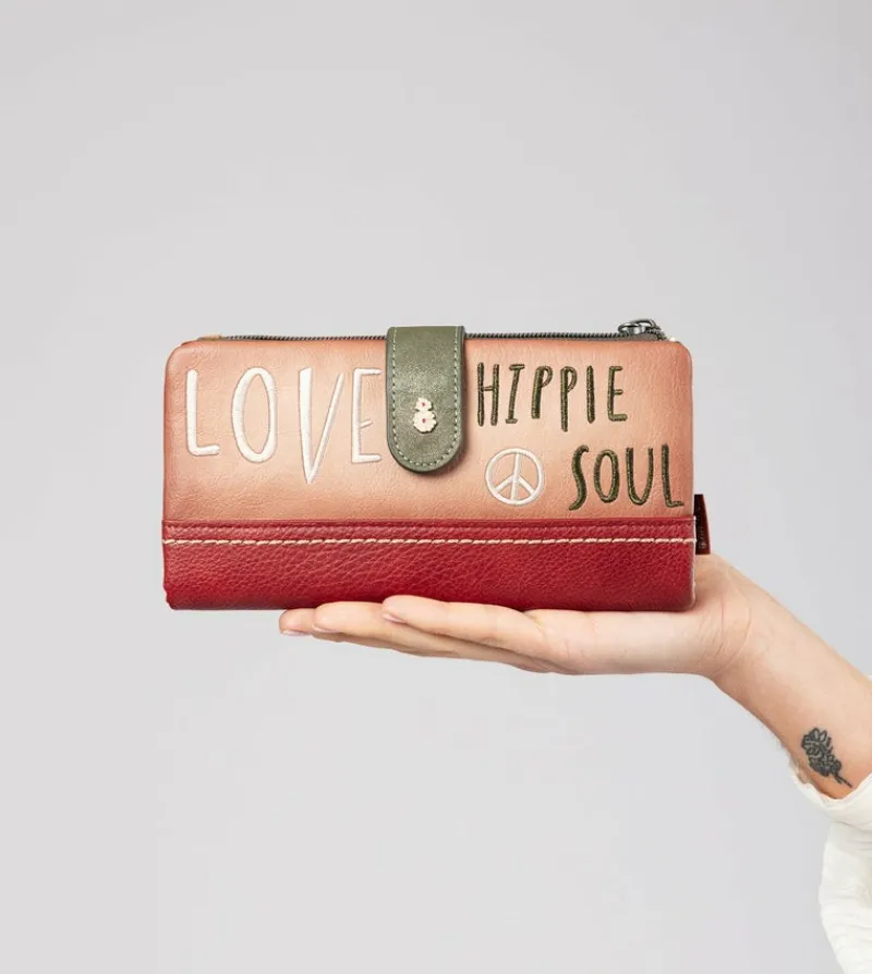 Anekke Flowers Flexible Large Rfid Wallet Discount