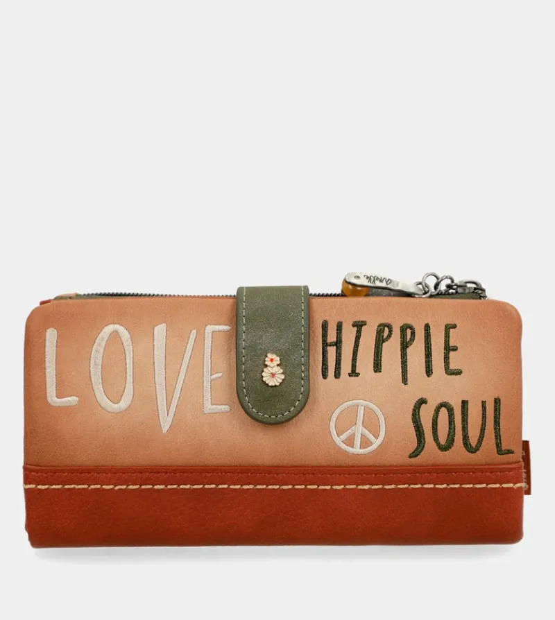 Anekke Flowers Flexible Large Rfid Wallet Discount