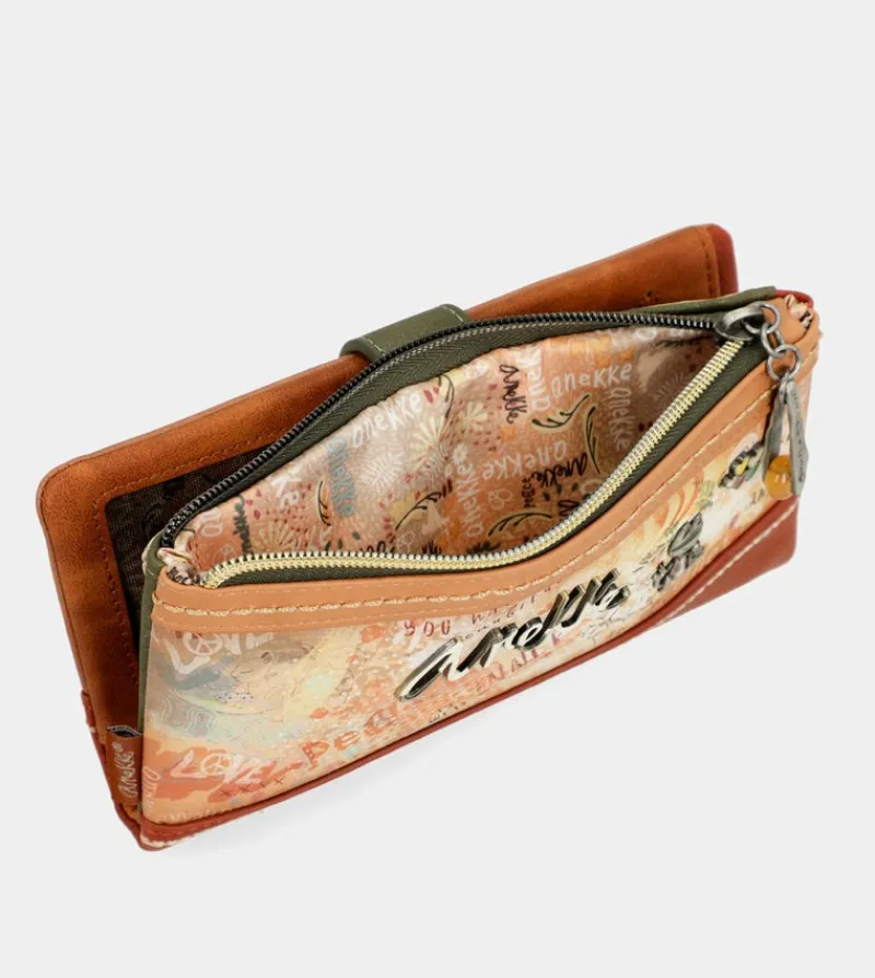 Anekke Flowers Flexible Large Rfid Wallet Discount