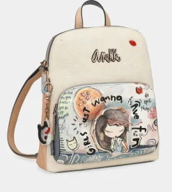Anekke Fun & Music Backpack With Front Pocket Fun & Music Cheap