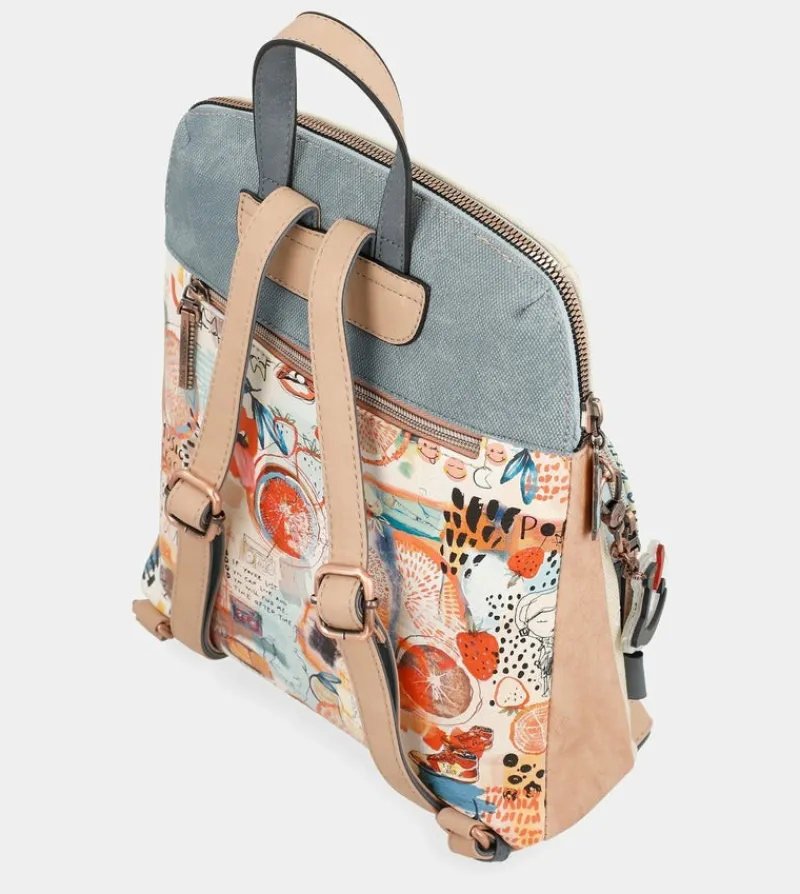 Anekke Fun & Music Backpack With Front Pocket Fun & Music Cheap