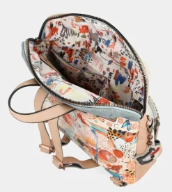 Anekke Fun & Music Backpack With Front Pocket Fun & Music Cheap
