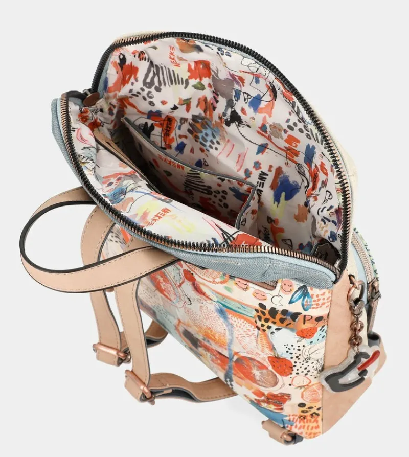 Anekke Fun & Music Backpack With Front Pocket Fun & Music Cheap