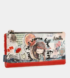 Anekke Fun & Music Large Flexible Wallet Outlet