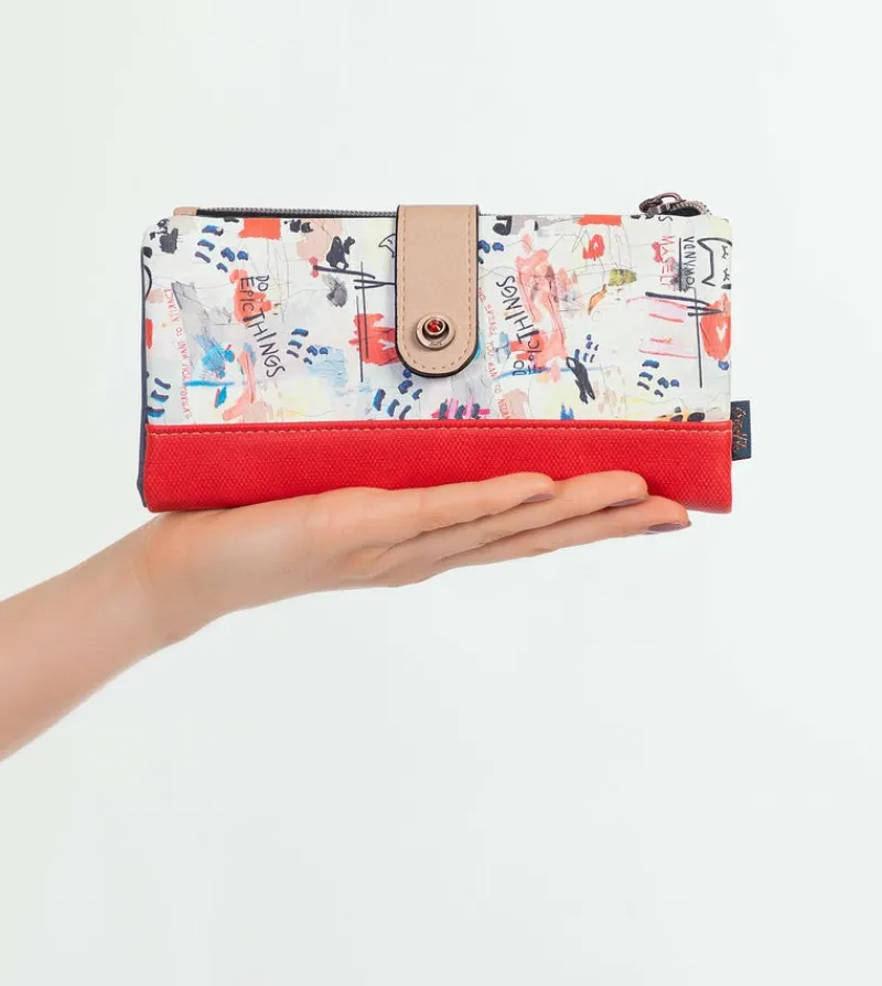 Anekke Fun & Music Large Flexible Wallet Outlet