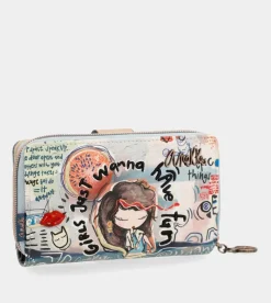 Anekke Fun & Music Large Printed Wallet Online