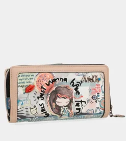 Anekke Fun & Music Large Printed Wallet Hot