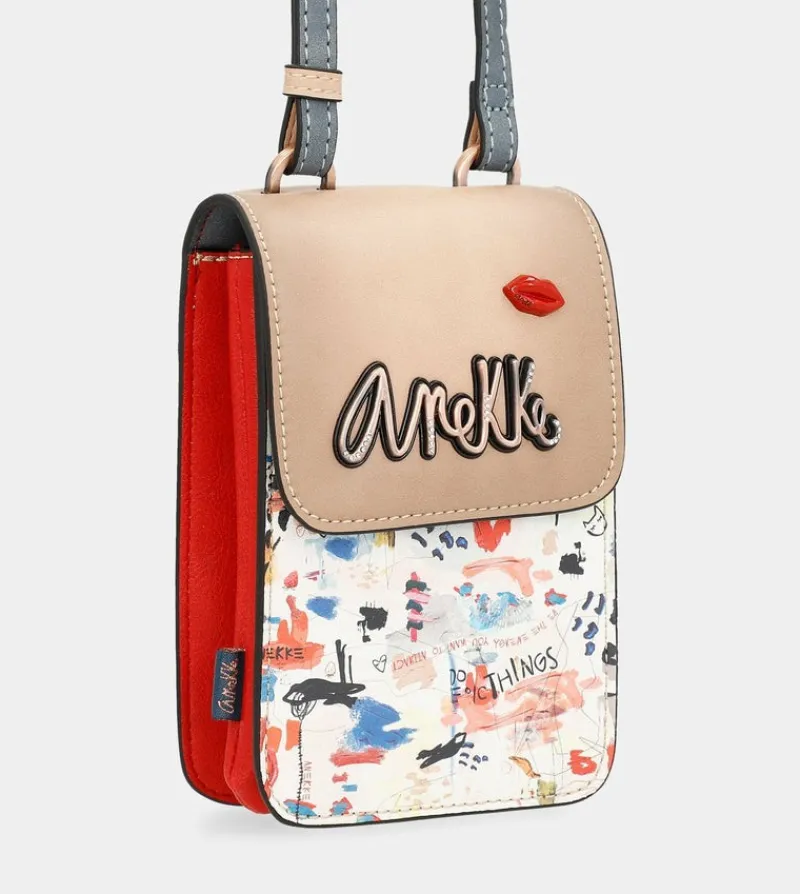 Anekke Fun & Music Mobile Phone Shoulder Bag Fun & Music Cheap