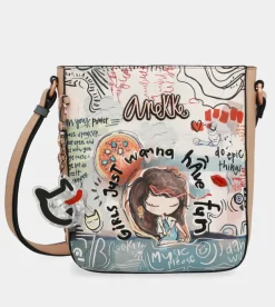 Anekke Fun & Music Printed Shoulder Bag Outlet