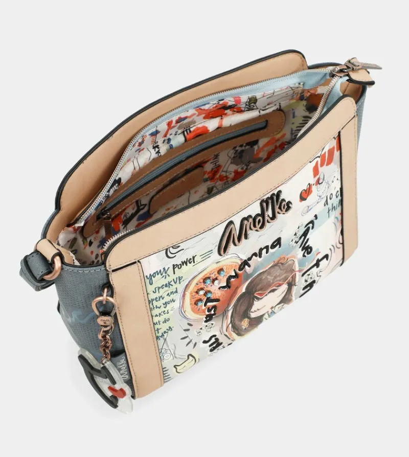 Anekke Fun & Music Rectangular Crossbody Bag Cheap