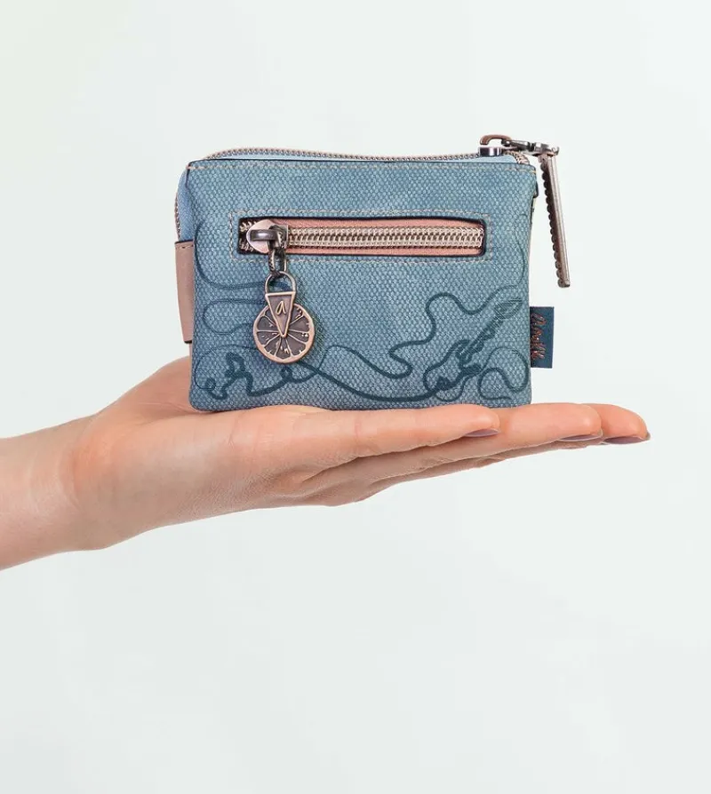 Anekke Fun & Music Triple Compartment Coin Purse Outlet