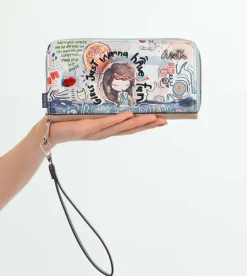 Anekke Fun & Music Zippered Wallet Fashion