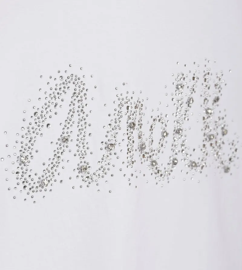 Anekke Glitter White T-Shirt Hot