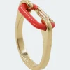 Anekke Gold Carabiner Ring Cheap