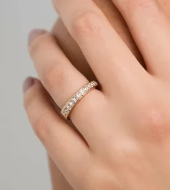 Anekke Gold Plated Pebbles Ring Cheap