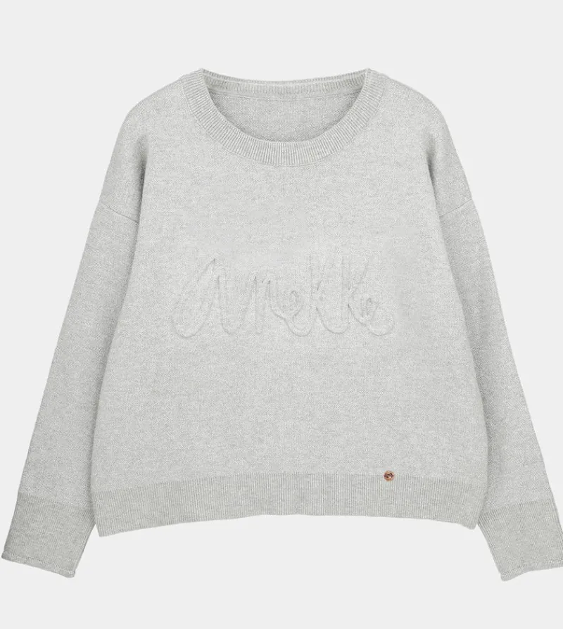 Anekke Gray Contemporary Sweater Best