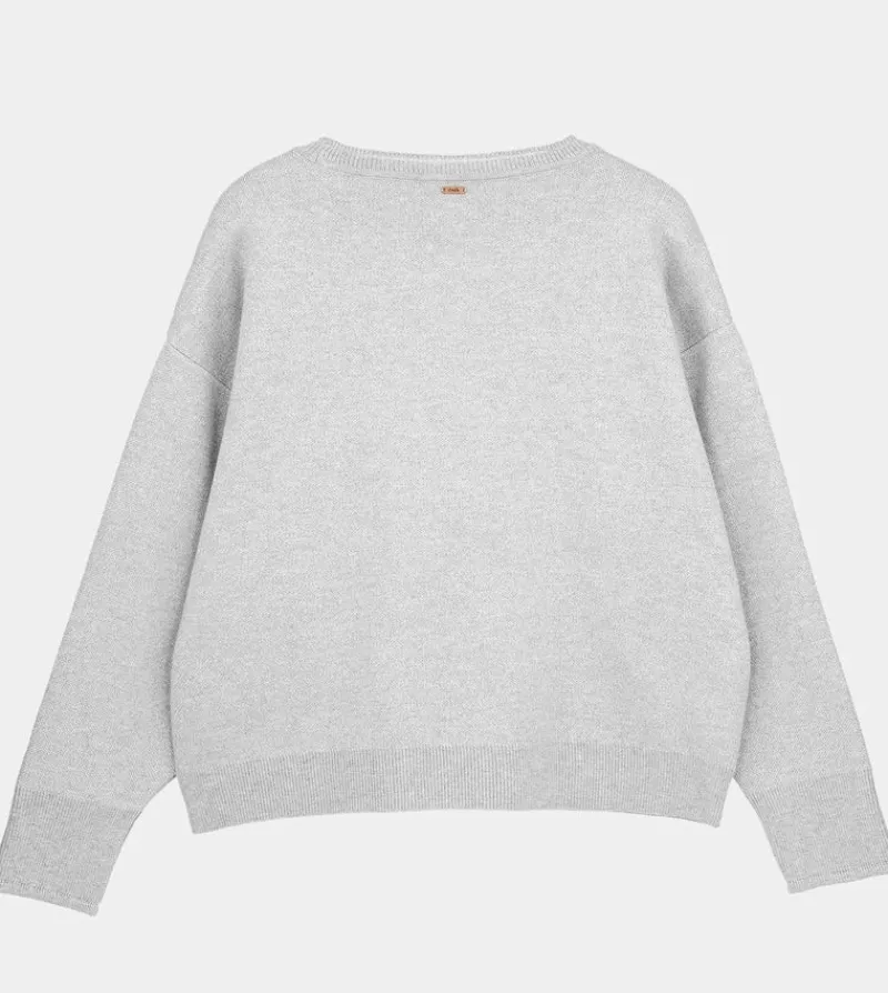 Anekke Gray Contemporary Sweater Best