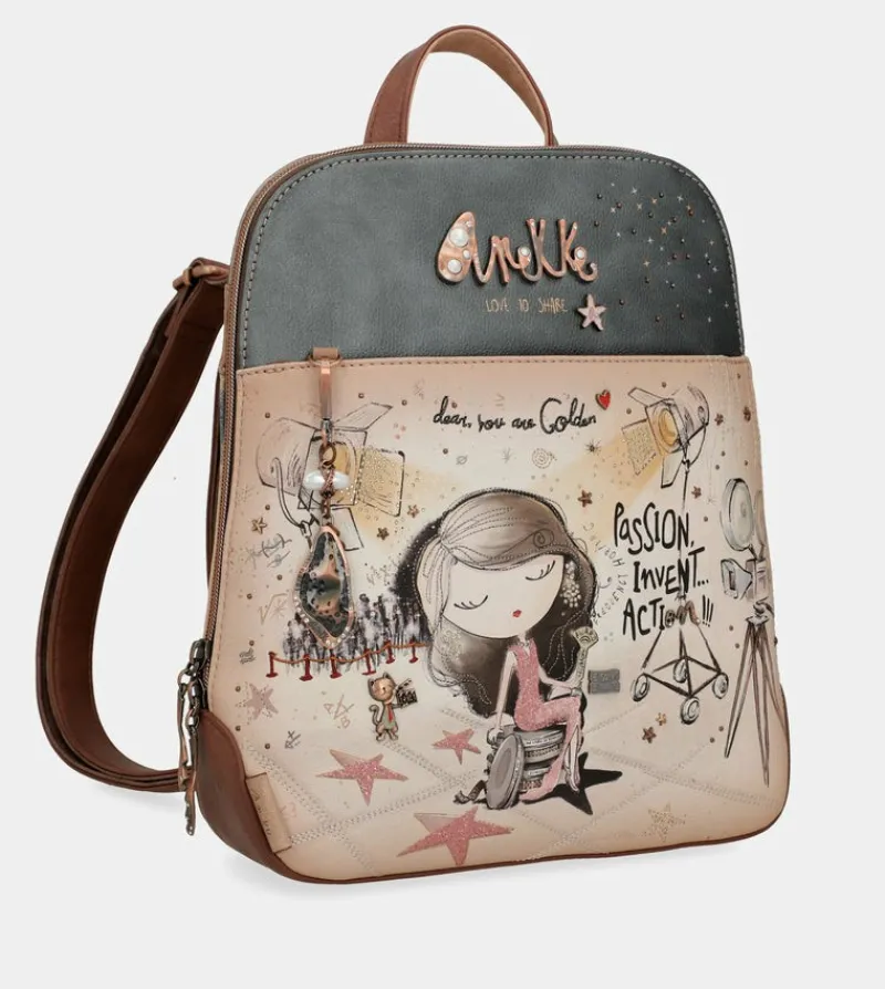 Anekke Hollywood Backpack For Leisure Use Discount
