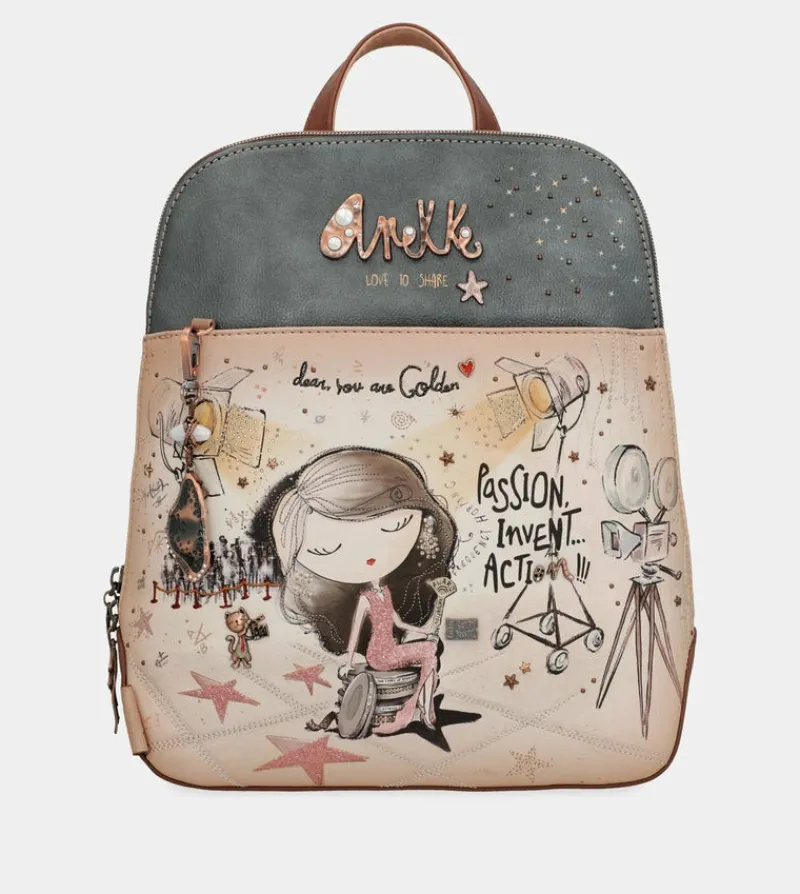 Anekke Hollywood Backpack For Leisure Use Discount