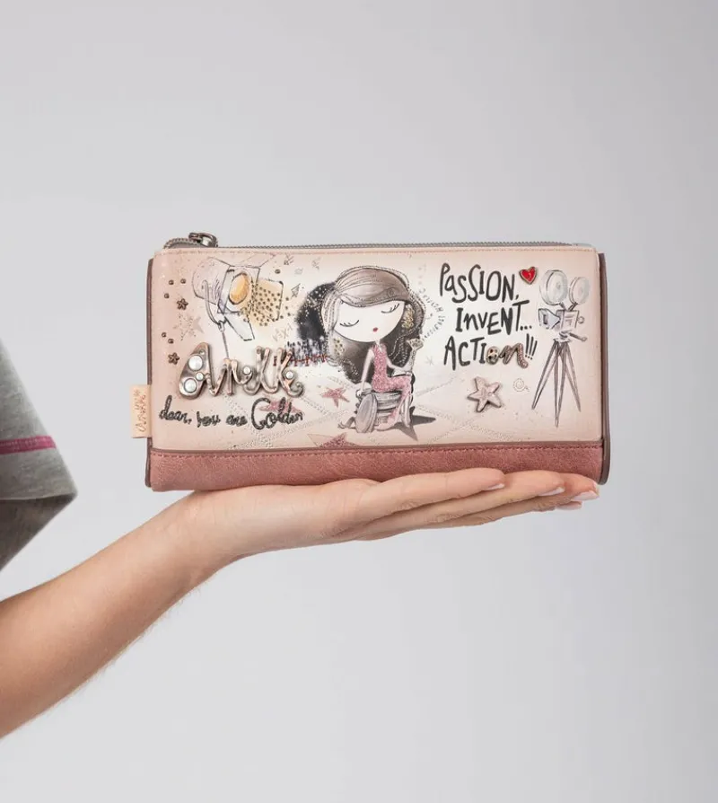 Anekke Hollywood Flexible Large Rfid Wallet Cheap