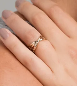 Anekke Jera Triple Golden Ring Discount