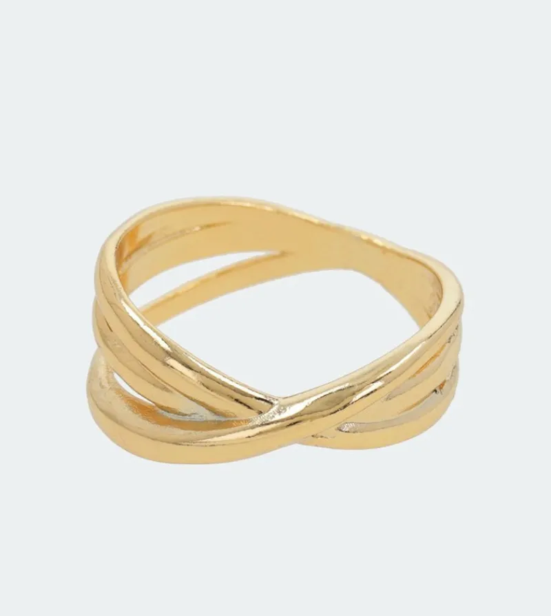Anekke Jera Triple Golden Ring Discount