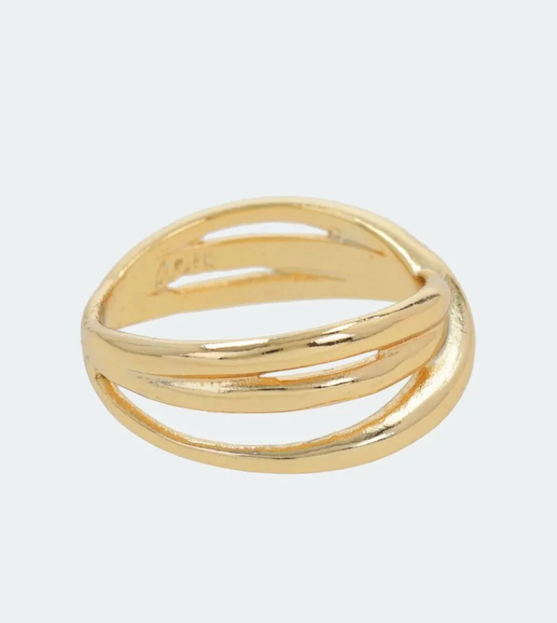 Anekke Jera Triple Golden Ring Discount