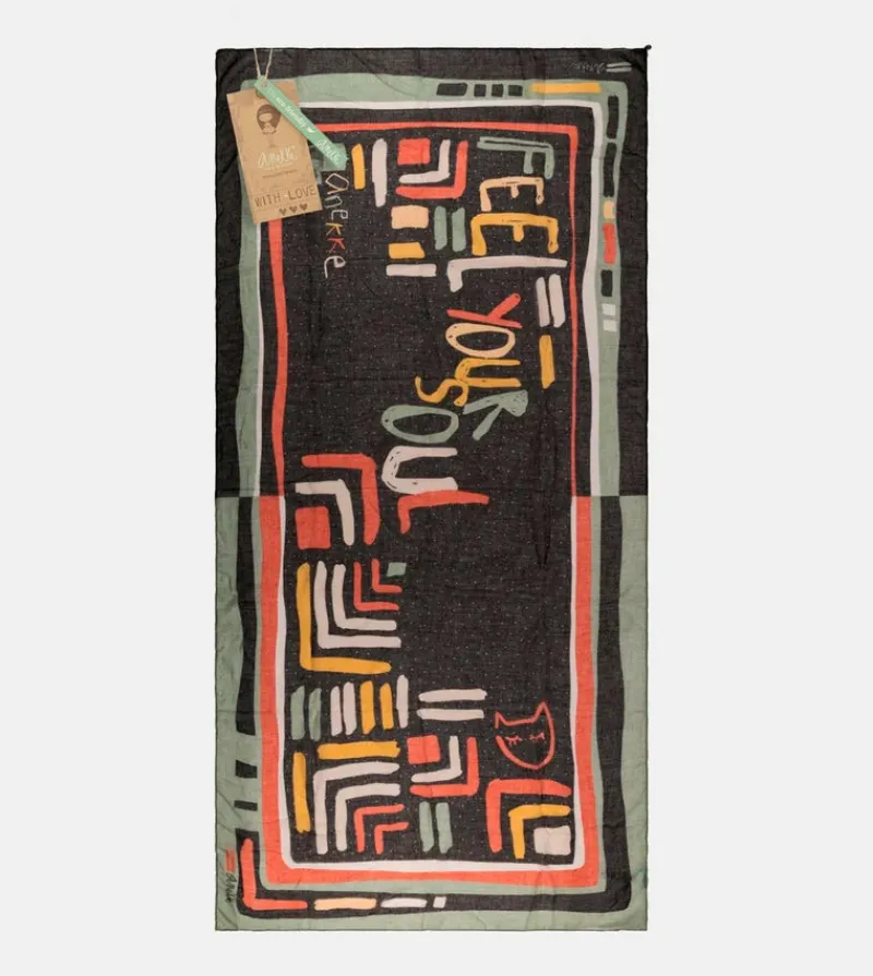 Anekke Kene Black Printed Scarf Best