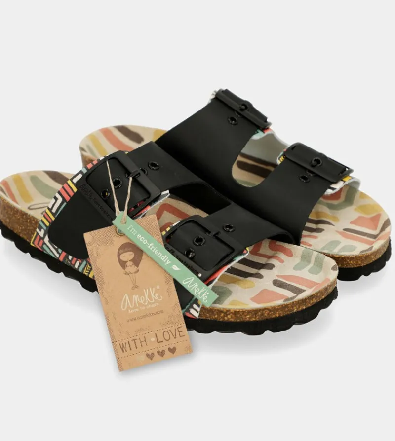 Anekke Kene Black Women'S Bio Sandals Online