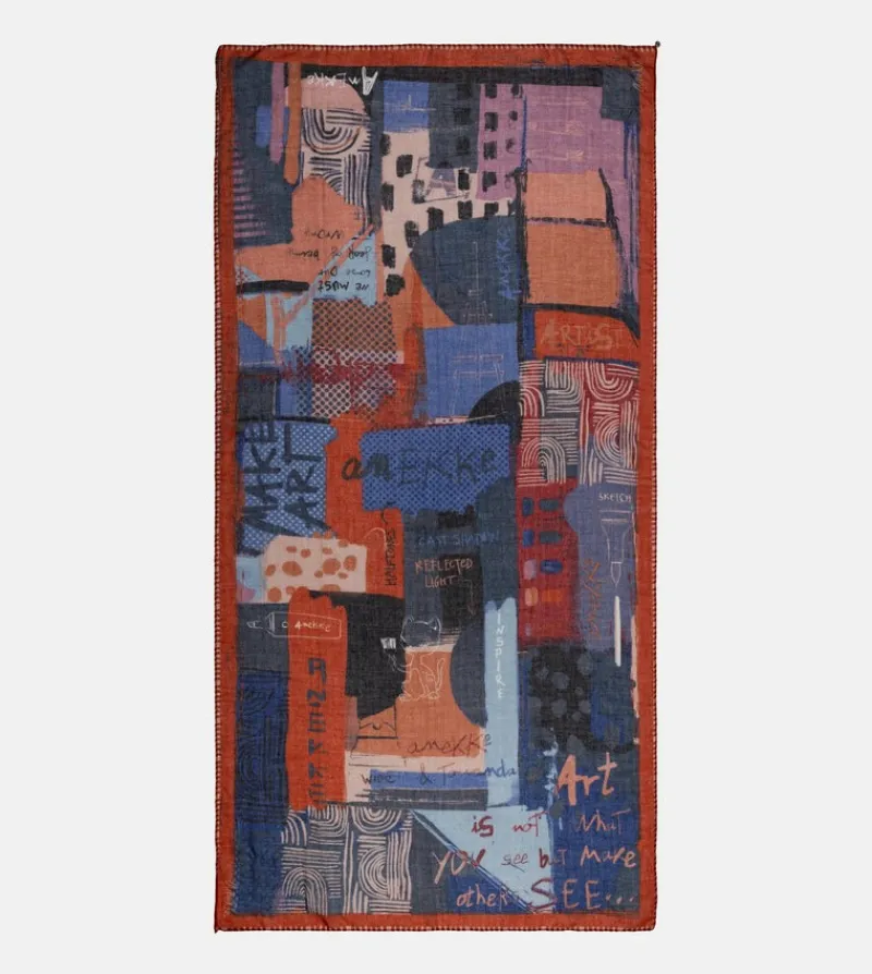 Anekke Kyomu Blue Scarf Best Sale